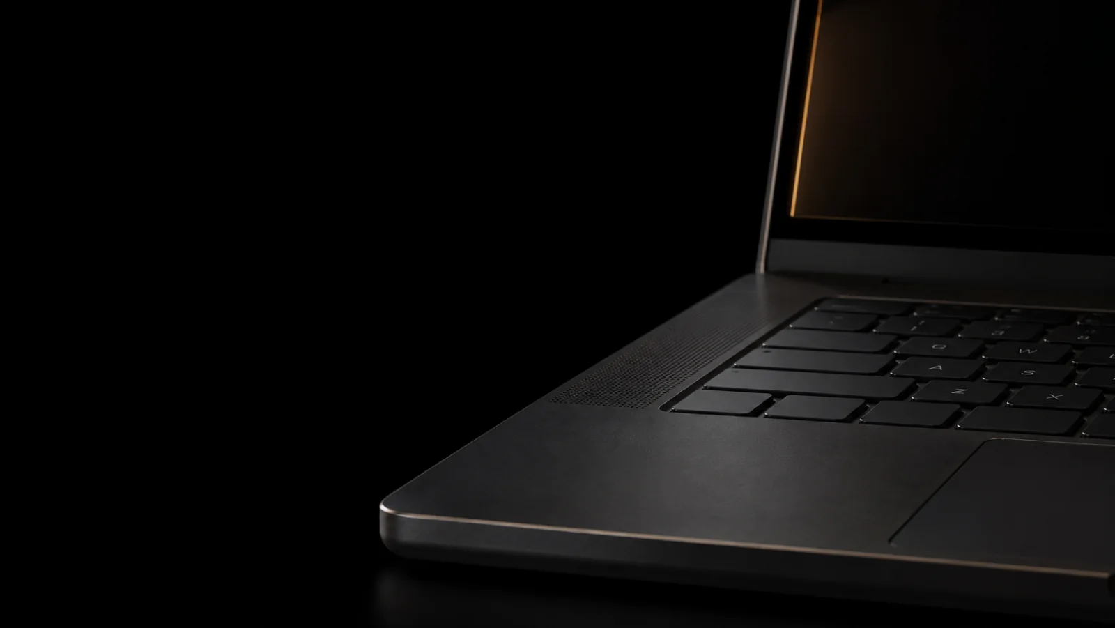 Makroaufnahme eines Laptops als Symbol für lokale Verarbeitung